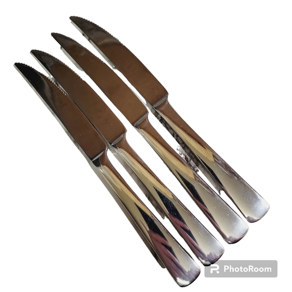 *M5 Onieda  Cambridge style Stainless Steel butter knives set 4 Flatwear… - Picture 5 of 9